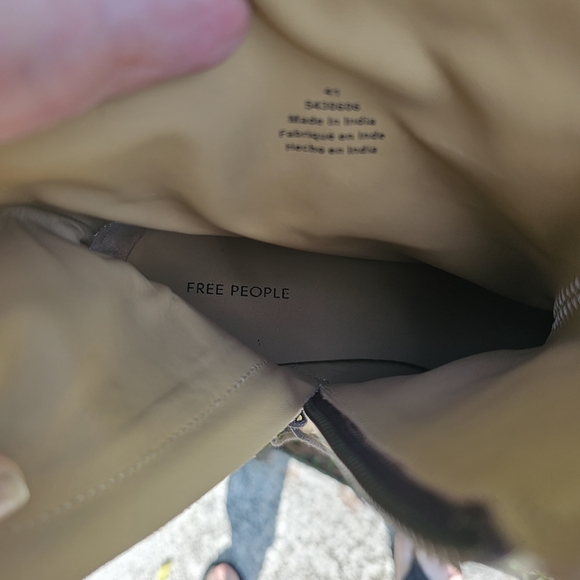 Womens Size 10 Free People Tan Leather Ankle Cowboy Boots Western - Picture 12 of 12